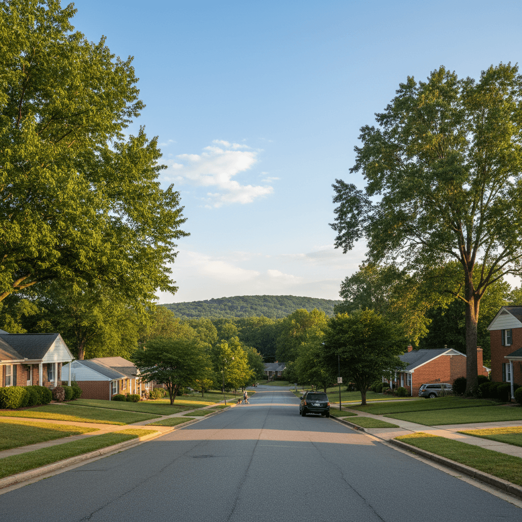 Richmond suburban view