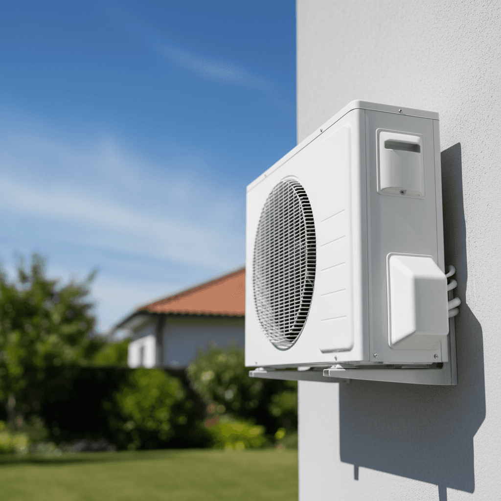 Clean, efficiently operating heat pump system after EcoPure HP Tasman deep cleaning